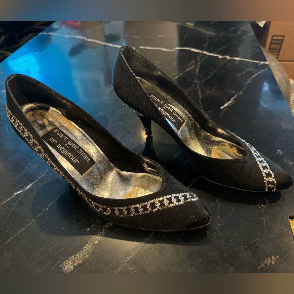 Sparkly Stuart Weitzman Holiday Heels